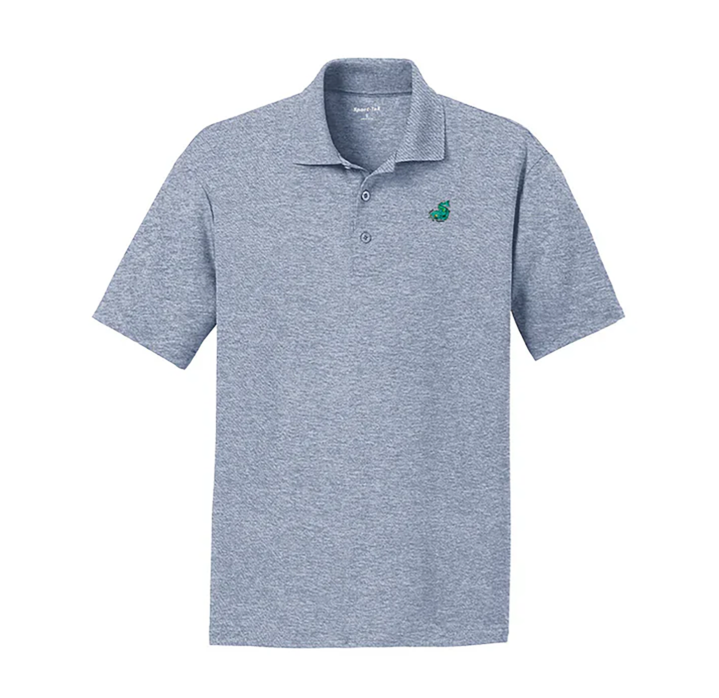 Mud Monsters Polo - Grey - Swimming Fish