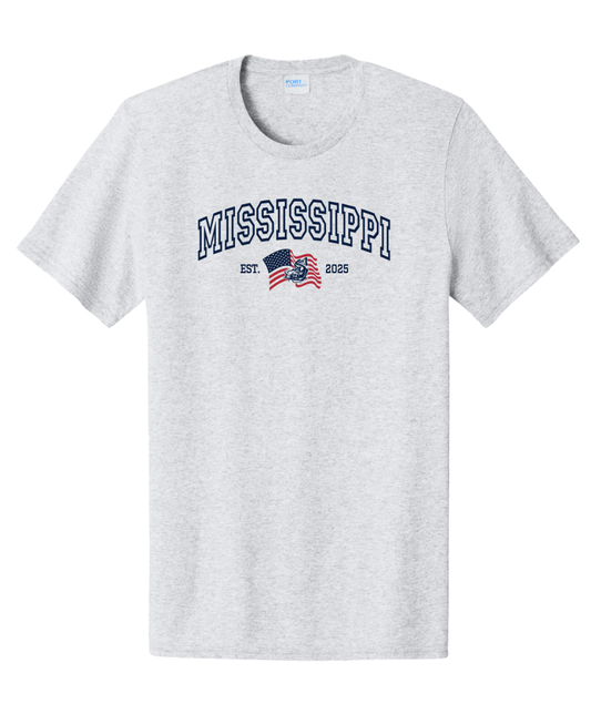 Americana Mississippi Tee - Grey