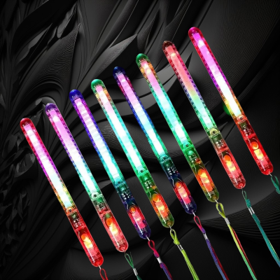 Flashing Light Stick with Lanyard - Assorted Colors