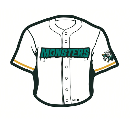 Acrylic Jersey Magnet - White