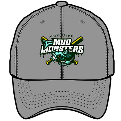 Adjustable Hat - Primary Logo - Grey