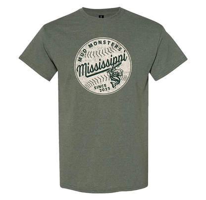 Antique Baseball Tee - Green