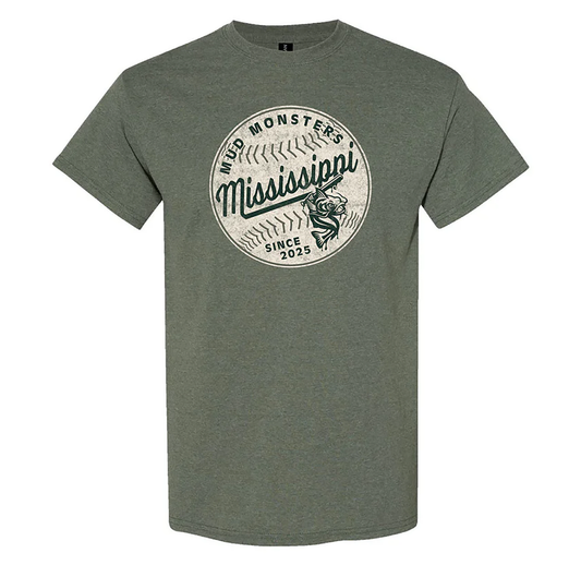 Antique Baseball Tee - Green