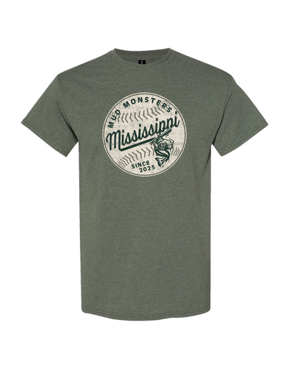 Antique Baseball Tee - Green