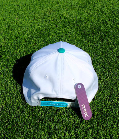 Inverted Monsters Logo Hat - White/Deepest Teal