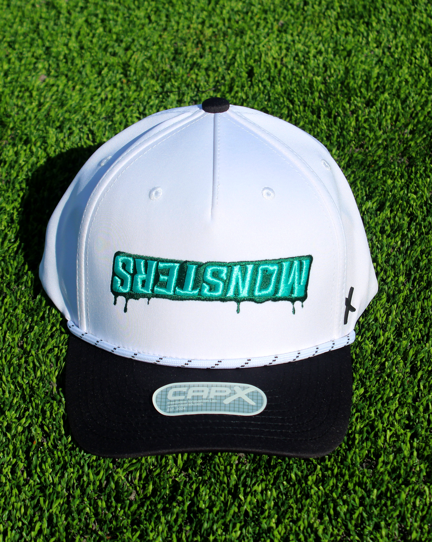 Inverted Monsters Logo Hat - White/Black