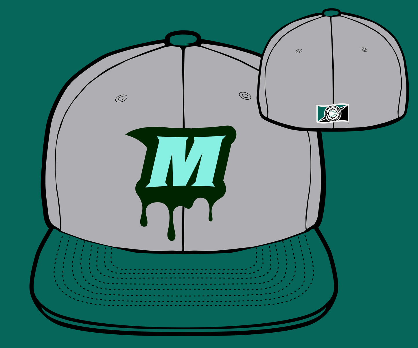 On-Field Team Hat Gray
