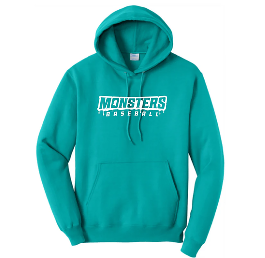 Teal Hoodie - Monsters Baseball
