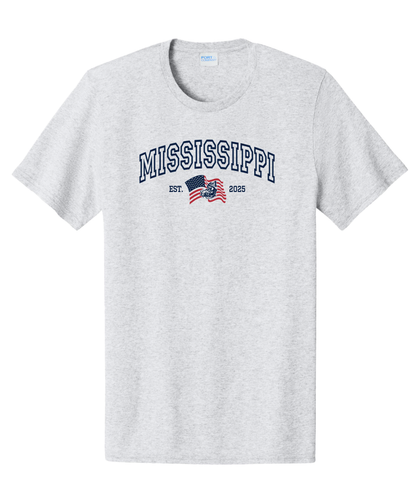 Americana Mississippi Tee - Grey