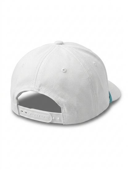 Rope Front Hat - White